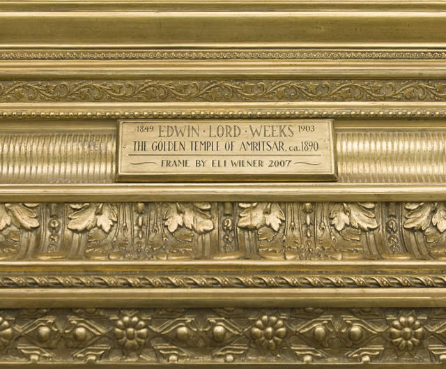 The Golden Temple of Amritsar Nameplate