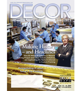 Decor: The Art & Framing Business Resource magazine cover