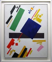 Kazimir Malevich - Suprematist Composition, painting with frame