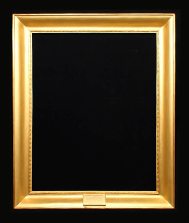 Gilded frame with Nameplate