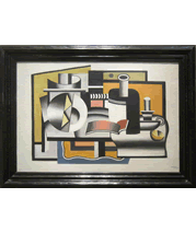 Fernand Leger painting and frame