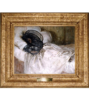 John Singer Sargent painting at The White House French-style reproduction frame