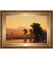 Worthington Whittredge painting at The White House French-style reproduction frame